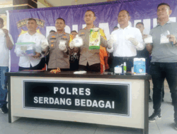2,7 Kilogram Sabu Diamankan Polres Serdang Bedagai, Pengedar Diupah Rp7,5 Juta