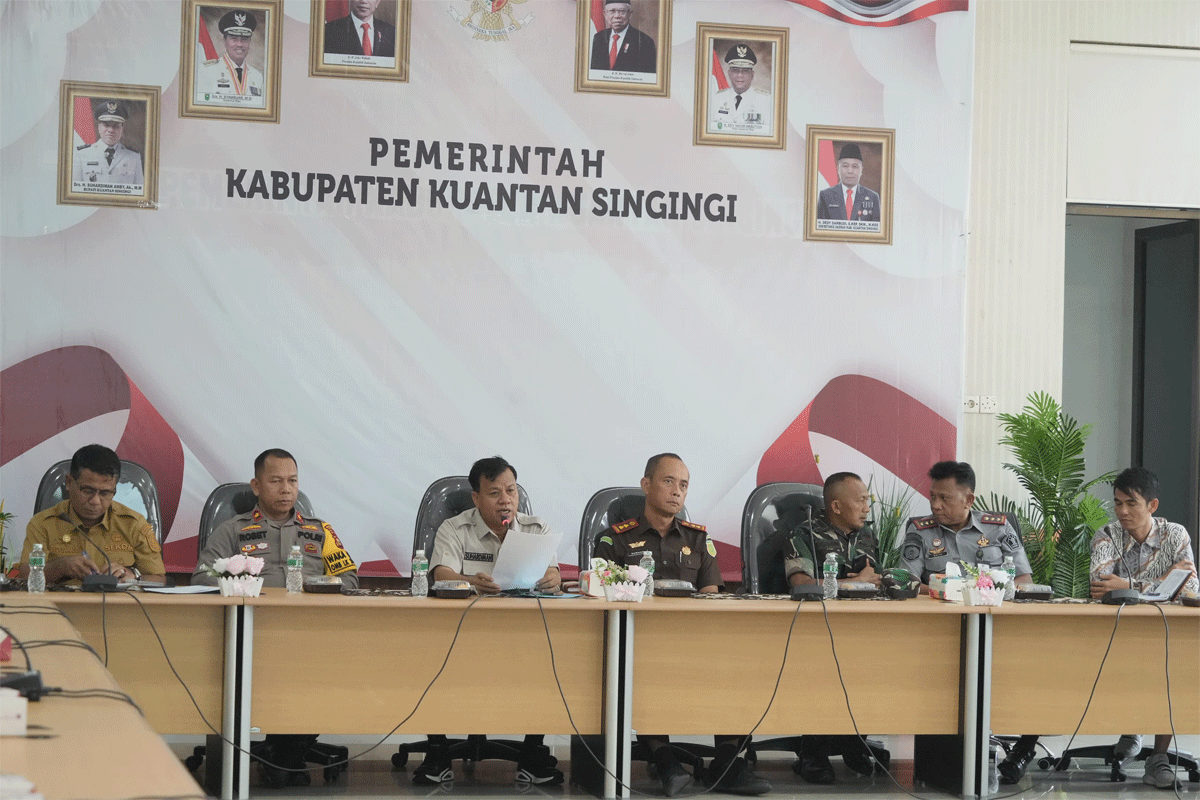 Bupati Suhardiman Amby rapat dengan forkopimda terkait kesiapan pemilu