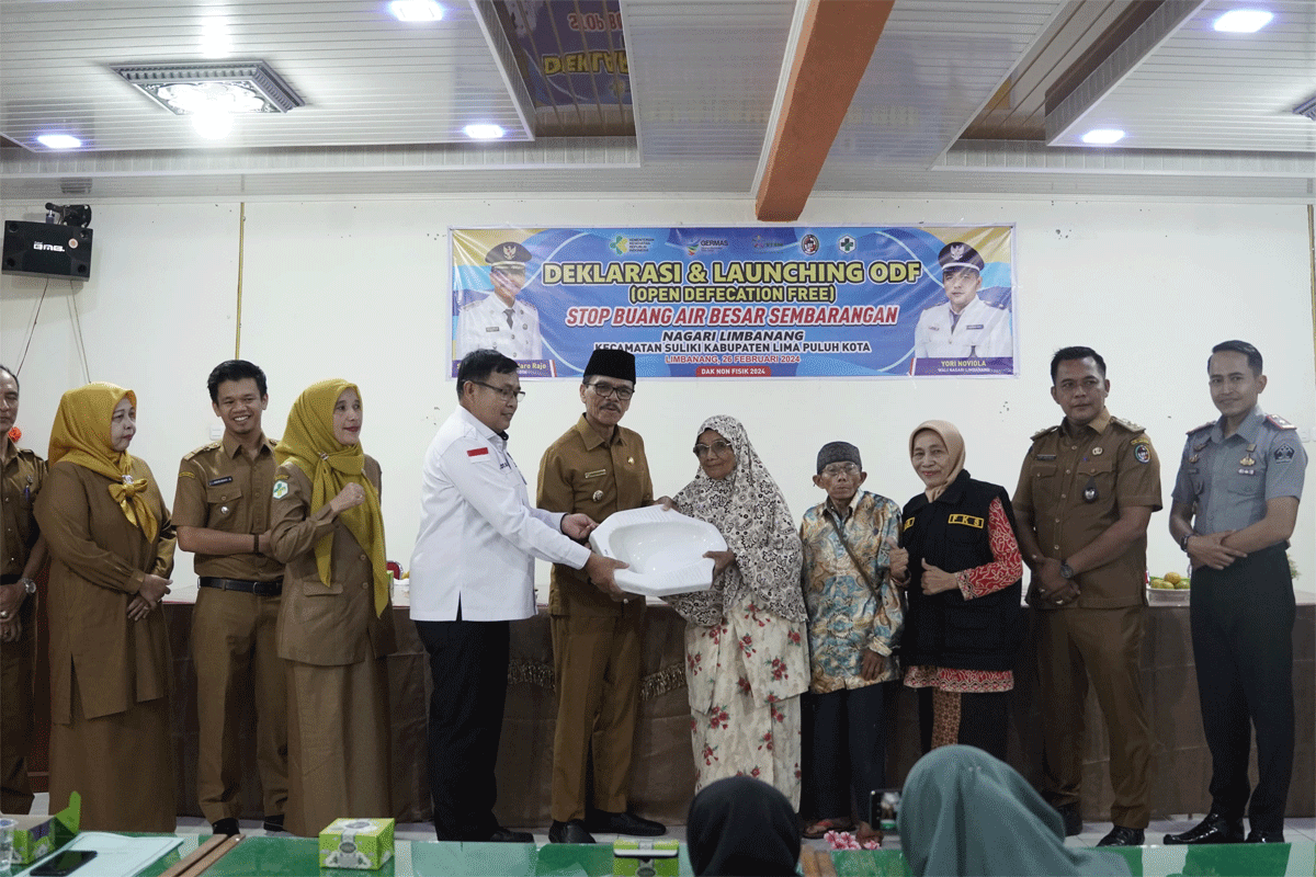 Deklarasi ODF di Limbanang yang dihadiri Bupati Safaruddin
