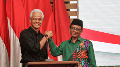 Ganjar dan Mahfud MD. (epaper media indonesia)