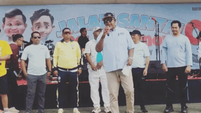 Rizki Faisal saat memberikan sambutan