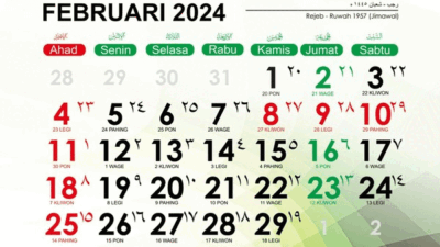 Kelender Februari 2024