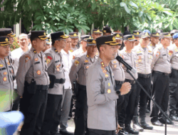 Kapolres Sergai Pimpin Apel Konsolidasi Personel Pengamanan dan Pengendalian Massa