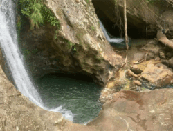 Air Terjun Lubuk Udang di Sungai Pisang Menanti Adrenaline Para Petualang