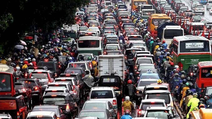 Kemacetan di Jakarta. (kompasiana.com)
