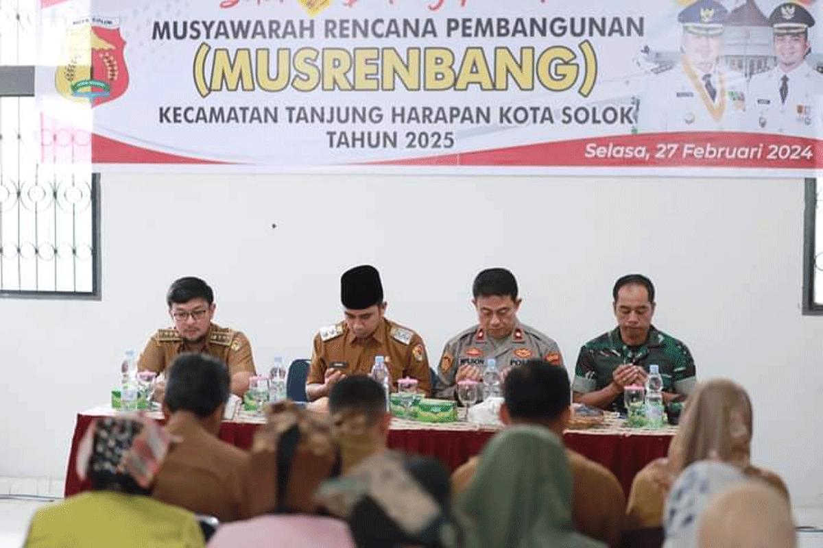 Pembukaan Musrenbang Kecamatan Tanjung Harapan