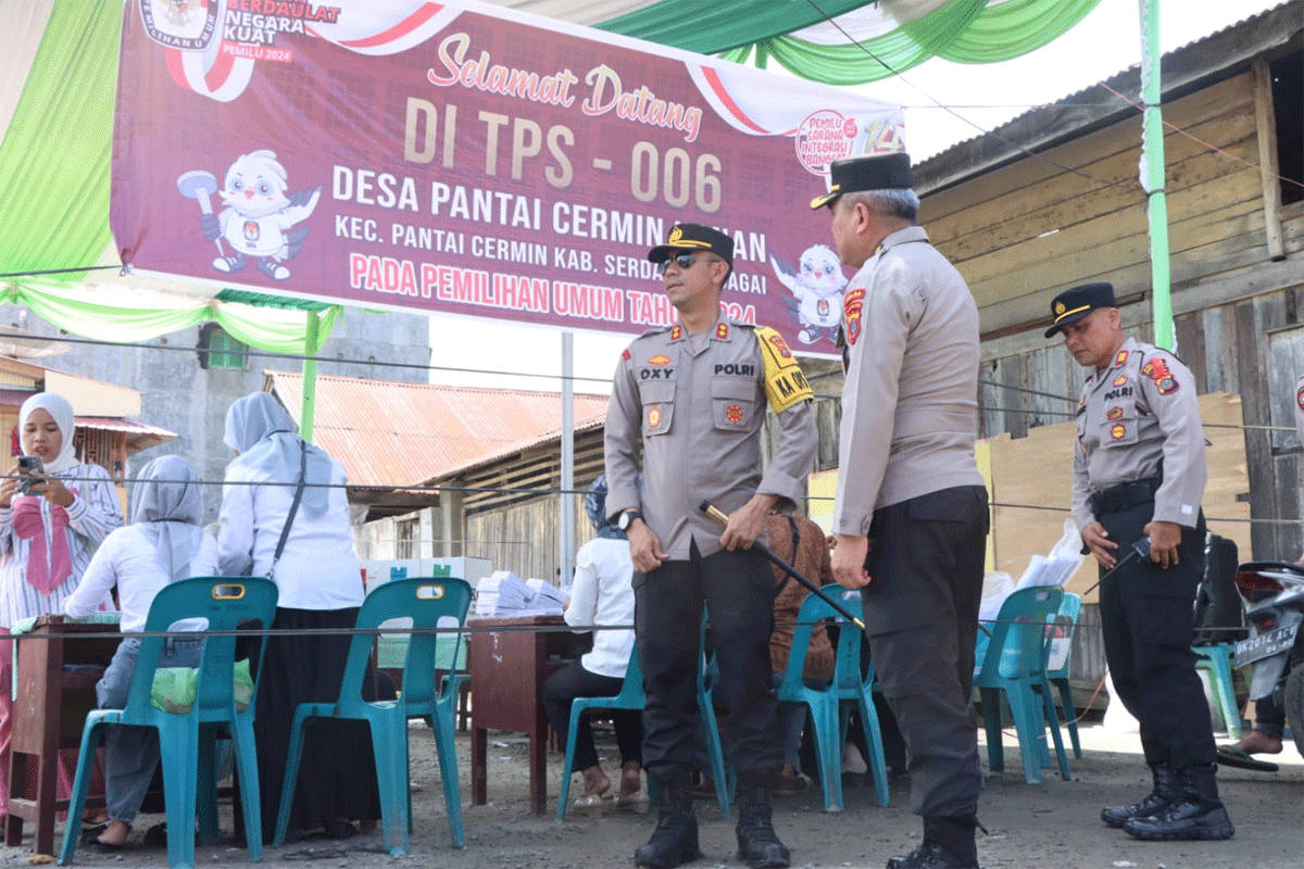 Pemantauan ke sejumlah TPS