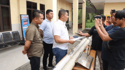 Polisi berikan keterangan pers