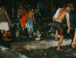 Api Lalap Sebuah Rumah di Desa Bogak Besar Sergai, Diduga Ini Penyebabnya