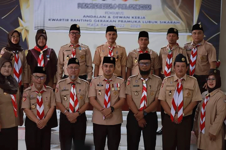 Wakil Wali Kota Solok kukuhkan pengurus andalan dan dewan derja Kwartir Ranting Gerakan Pramuka Lubuk Sikarah