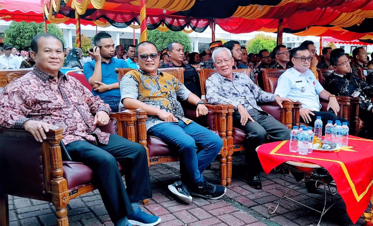 Sokhiatulo Laoli bersama undangan lainnya hadiri syukuran pelantikan Wali Kota Gunungsitoli