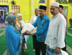 Camat Singingi Hilir Silaturahim dengan Jemaah Masjid Istiqomah Koto Baru, Ini yang Disampaikannya