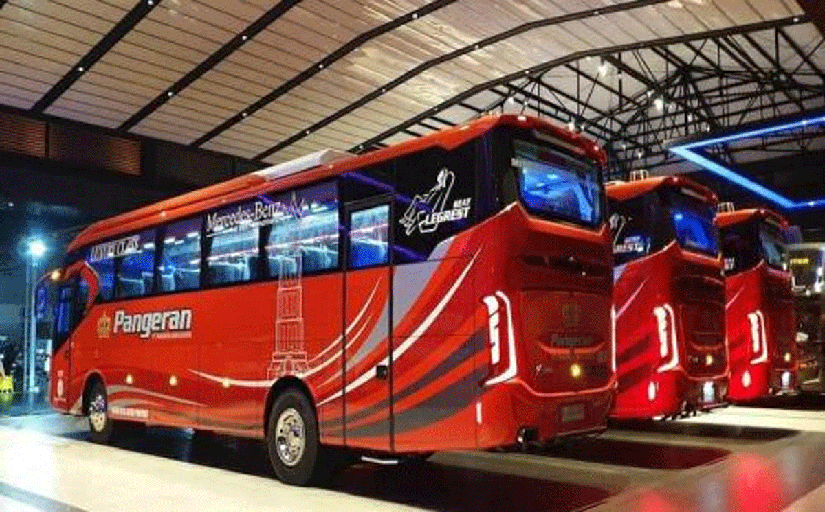 Armada Bus Pangeran. (okezone)