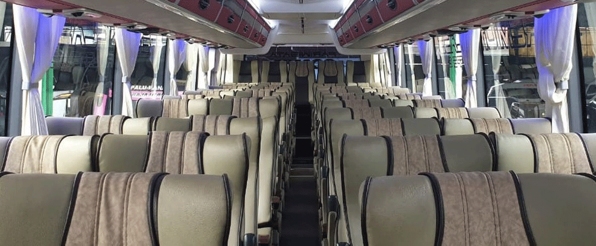 Interior sebuah bus