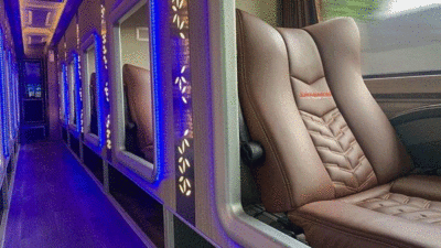 Dream Coach Bus Miyor, Penumpang Tiduran dan Selonjoran di Sepanjang Lintasan Sumbar-Jakarta