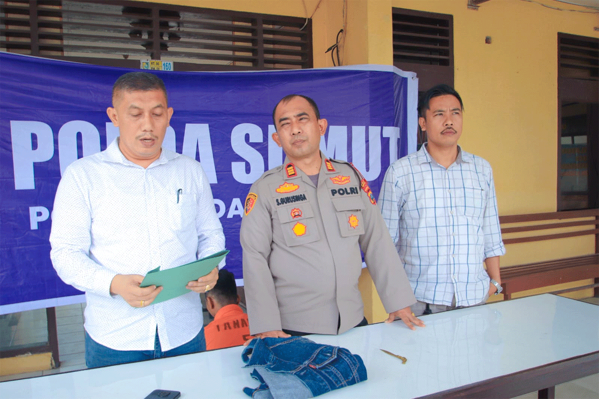 Polisi berikan keterangan pers