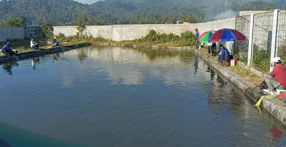 Kolam pancing BBI Padang Panjang. (kominfo)