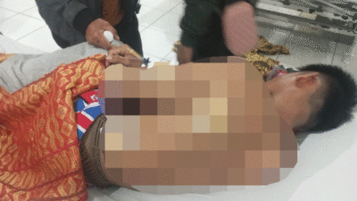 Korban penusukan dirawat di rumah sakit