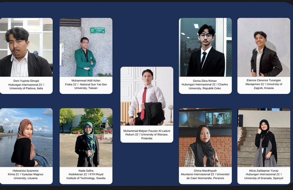 Ini nama-nama mahasiswa Universitas Andalas yang ikut Indonesian International Student Mobility Award 2024