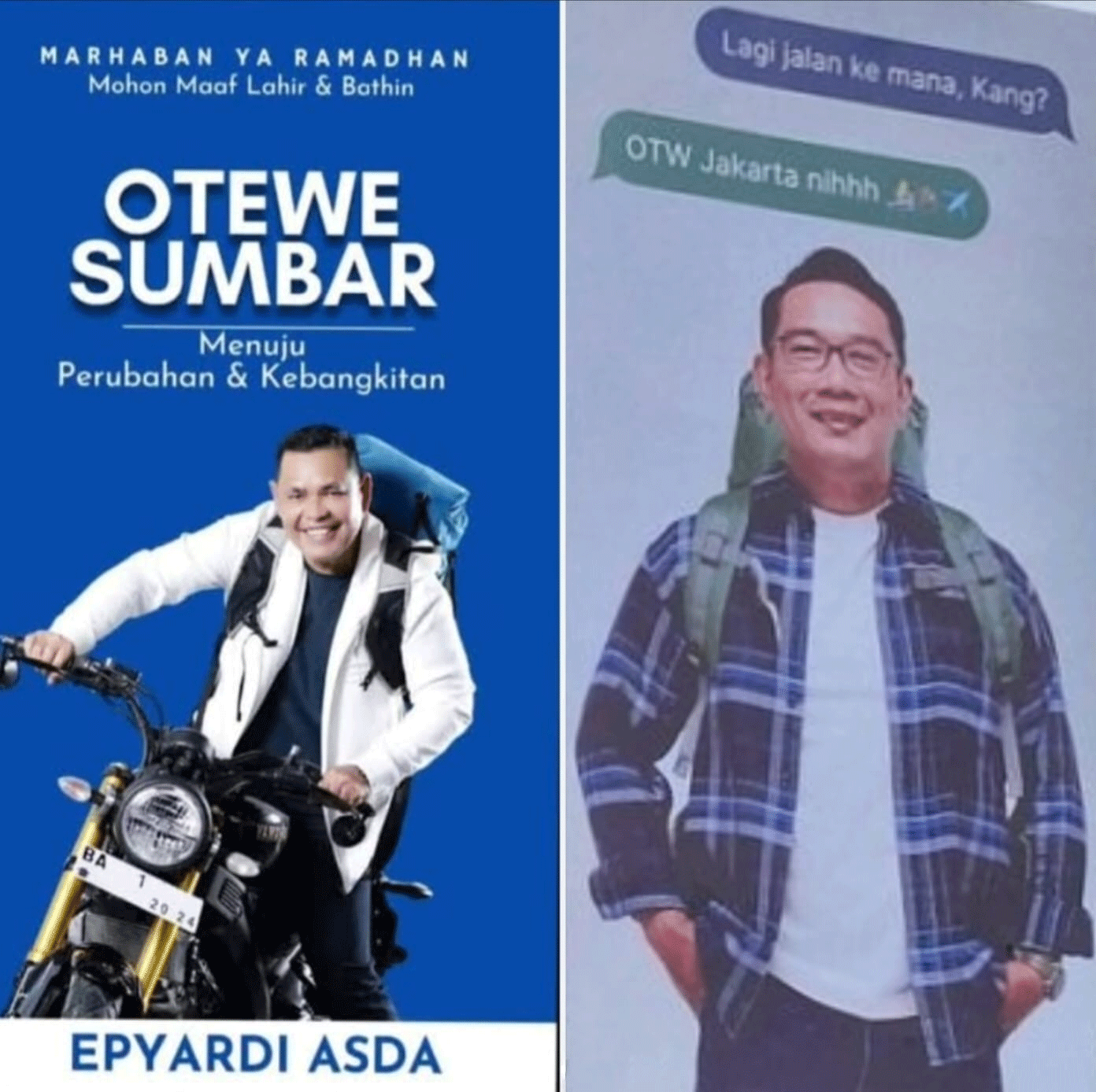Gaya kampanye Epyardi Asda dan Ridwan Kamil.