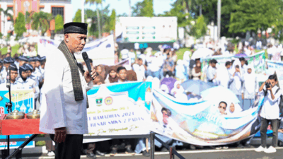 Gubernur Mahyeldi canangkan pesantren Ramadan di Padang. (biro adpim)