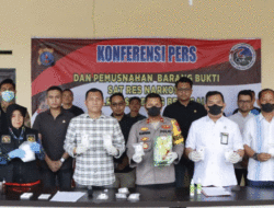 Polres Serdang Bedagai Musnahkan 2,7 Kilogram Sabu