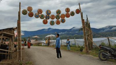 Pasar Wisata Sawah Tangah, Destinasi Wisata Unik di Kabupaten Solok, Kulineran Tak Perlu Uang Tunai, Perut Kenyang, Mata Dimanjakan Panorama Danau