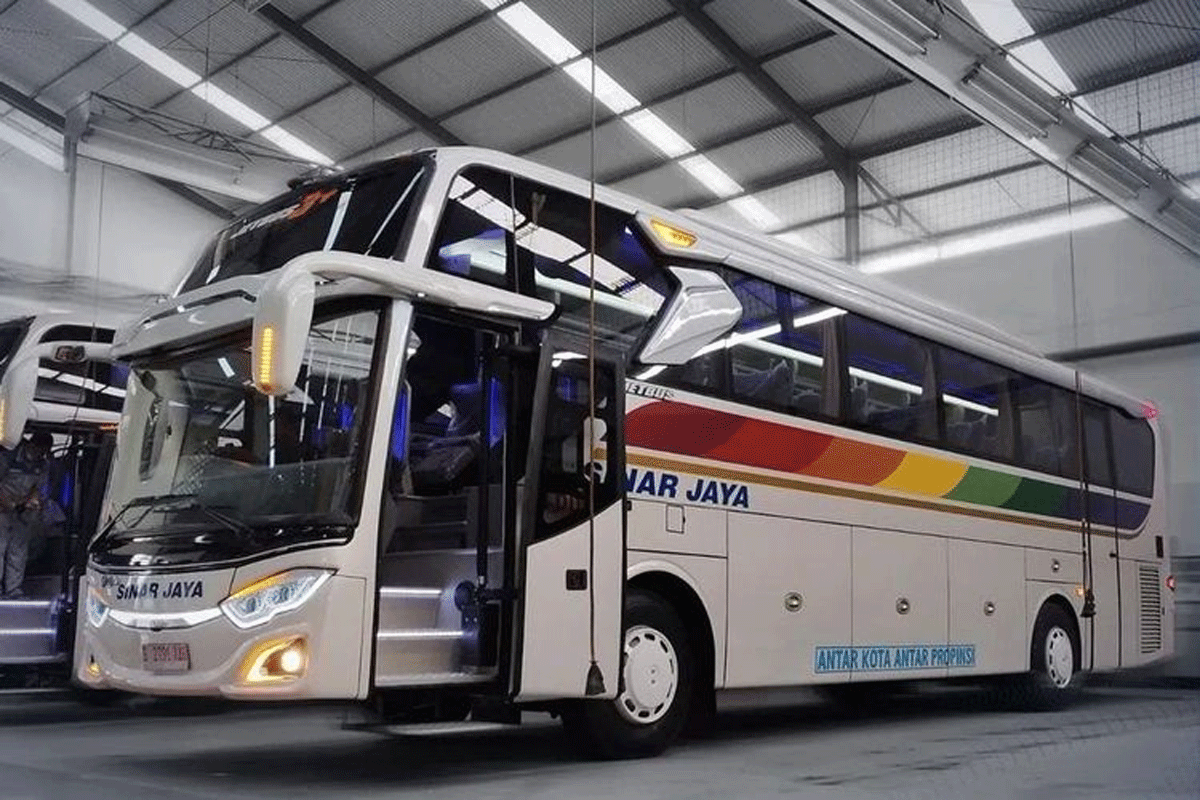 Salah satu armada PO Sinar Jaya. (gridoto)