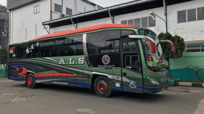Salah satu armada PO ALS. (tirto.id)
