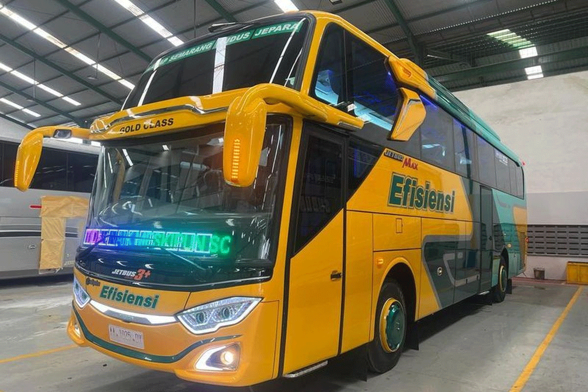 Salah satu armada PO Efisiensi. (kompas.com)