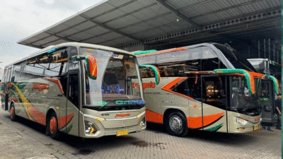 Bus baru PO Menggala. (Instagram @po.menggala)