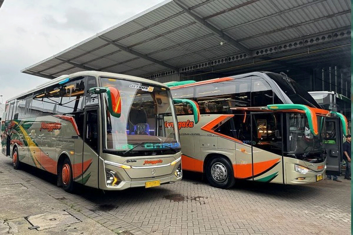 Bus baru PO Menggala. (Instagram @po.menggala)