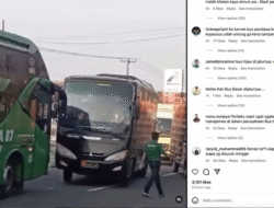 Bus PO Pandawa 87 Ketemu Mobil Koppasus, Untung yang Gak Disuruh Push Up 12 Bus PO Pandawa 87 Ketemu Mobil Koppasus, Untung yang Gak Disuruh Push Up