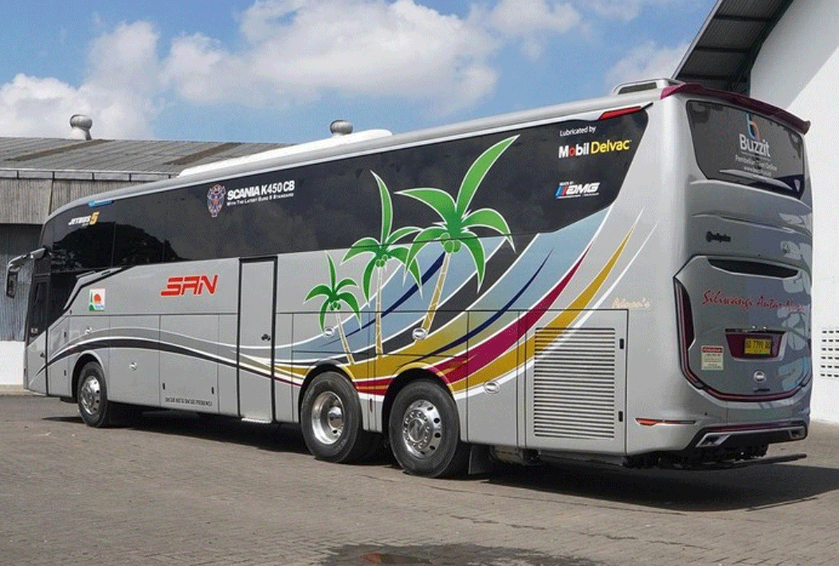 Salah satu armada baru Bus SAN. (YouTube Adiputro)