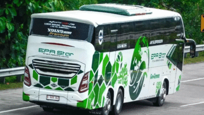 Jadi Idola di Lintasan Padang-Palembang, Bus Ini Injak Rem di Rute Padang-Jakarta