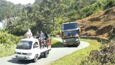 ALS, Satu-satunya Bus Sumbar-Medan yang Lintasi Tikungan Patah Kuburan Duo