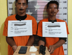 Satres Narkoba Polres Nias Selatan Bekuk Dua Terduga Pengedar Narkoba, 4,7 Gram Sabu Diamankan