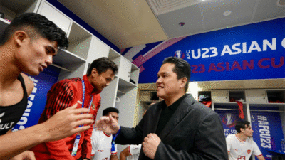 Ketua Umum PSSI, Erick Thohir apresiasi Ramadhan Sananta. (pssi)