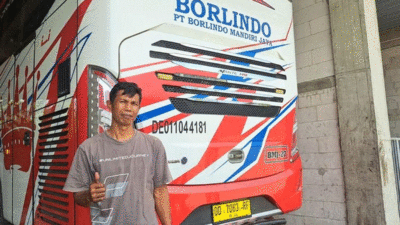Orang Baik Rezekinya Lancar, Ajak Penumpang Makan ke Rumah Mertua, Sopir Bus Borlindo Dikirimi Duit Oleh Netizen