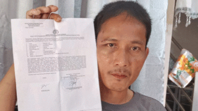 Bukti pelaporan dugaan penganiayaan ke pihak kepolisian