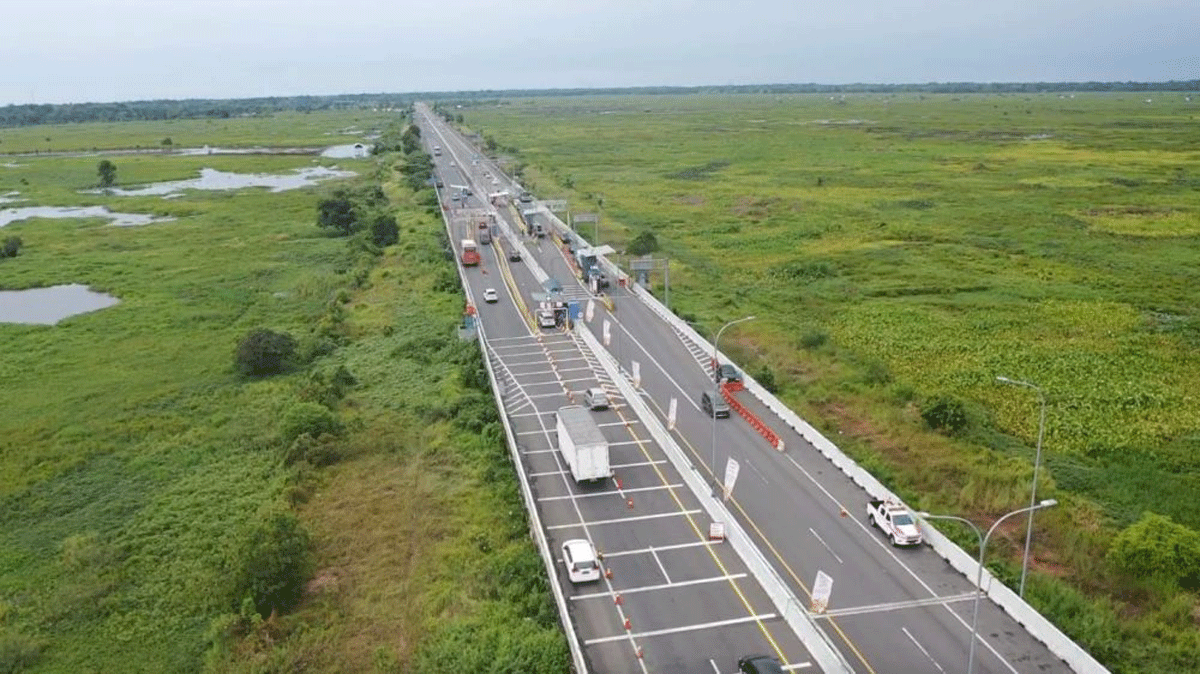 Ruas Jalan Tol Trans Sumatera yang dibangun PT Hutama Karya