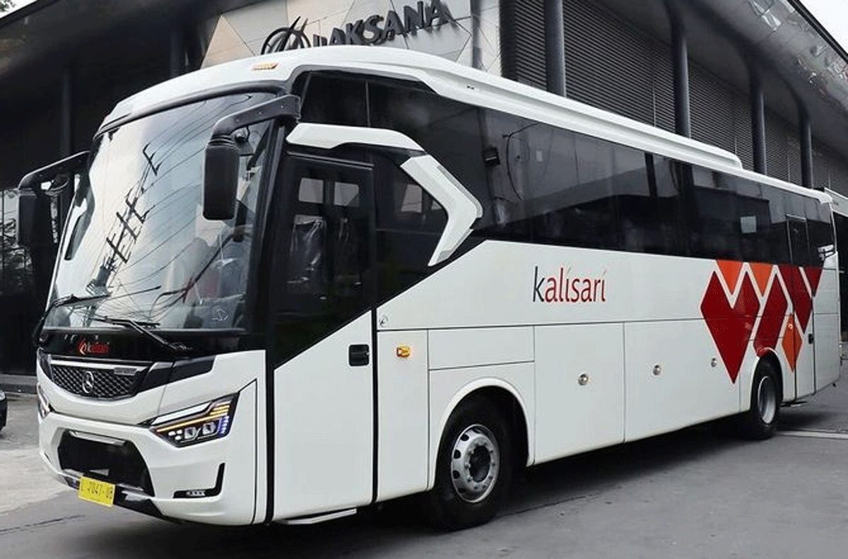 Bus baru PO Kalisari hasil rakitan Laksana. (Instagram @Laksanabus)