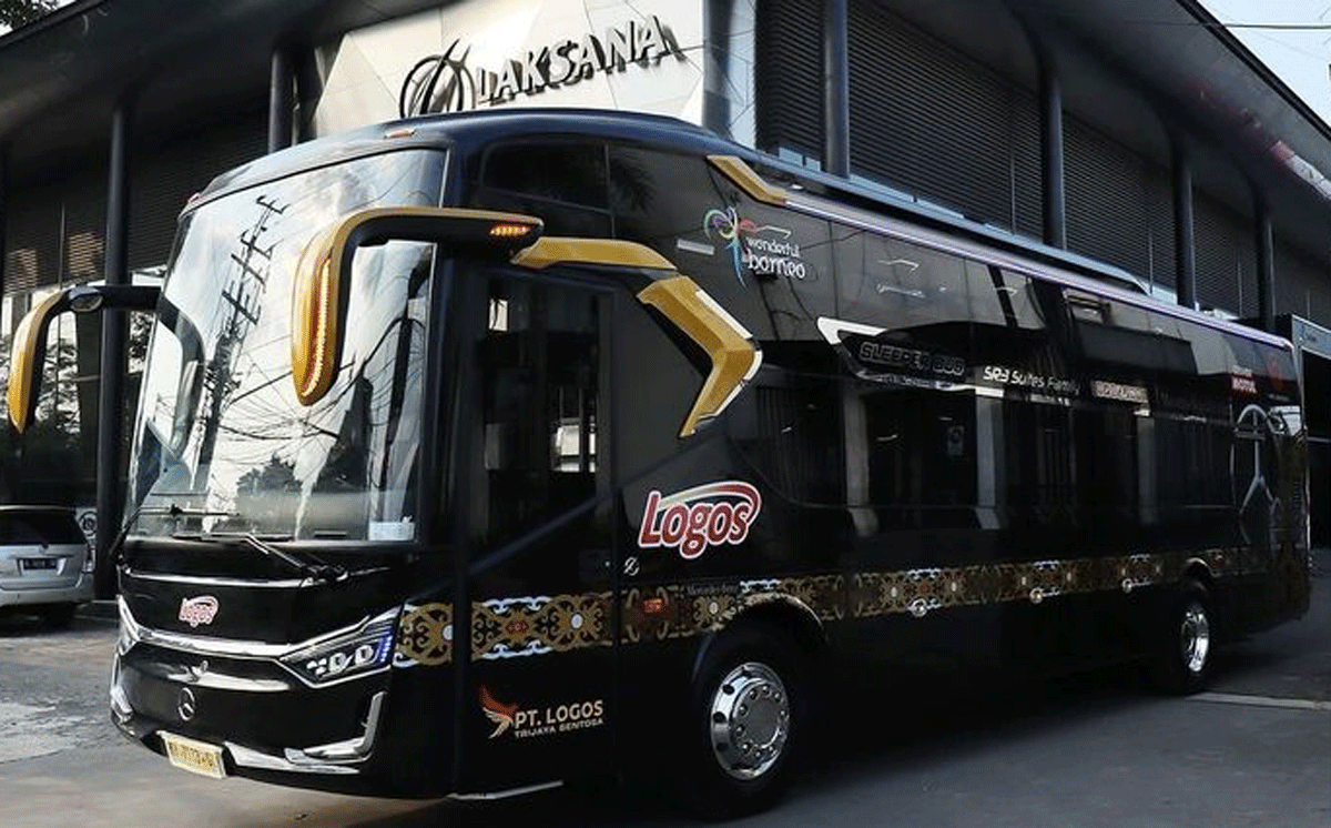 Bus baru PO Logos. (Instagram @Laksanabus)