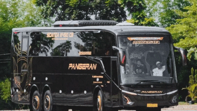 Bus baru PO Pangeran(Instagram @bojeesss)