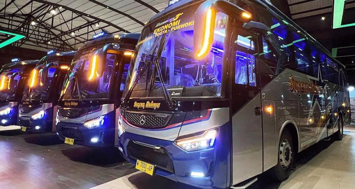 Bus baru PO Sugeng Rahayu. (Instagram @Laksanabus)