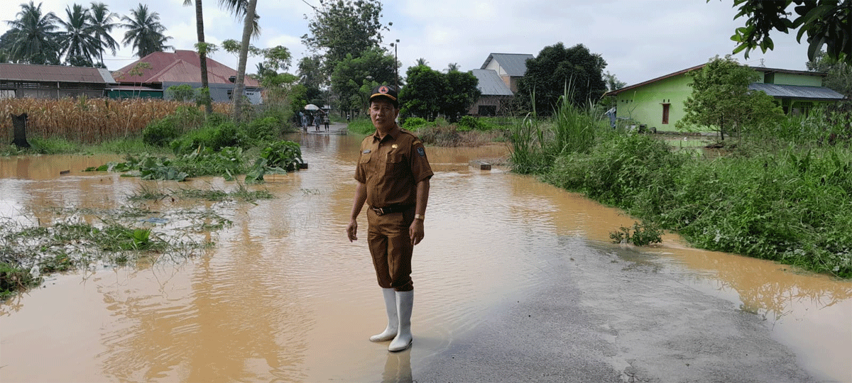 Air tergenang di Payakumbuh