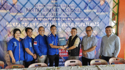 Maju Pilkada Nias, Alinuru Laoli Daftar ke Partai Amanat Nasional