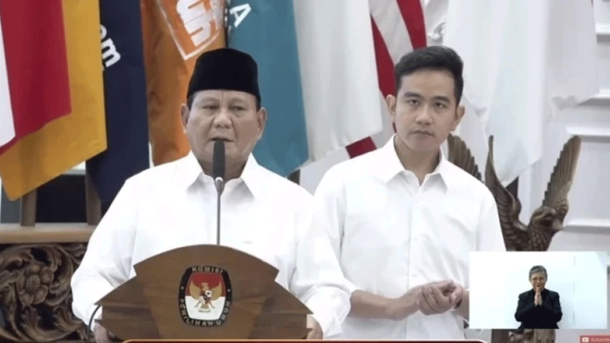 Prabowo dan Gibran Rakabuming Raka