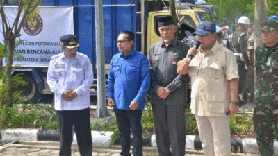 Prabowo Subianto beri sambutan