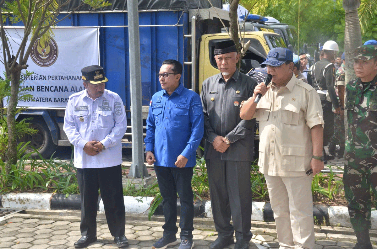 Prabowo Subianto beri sambutan